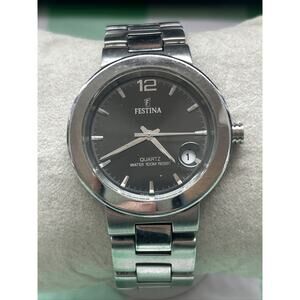 Festina Registered Model Collection 8938 Silver Tone Womens Quartz Watch